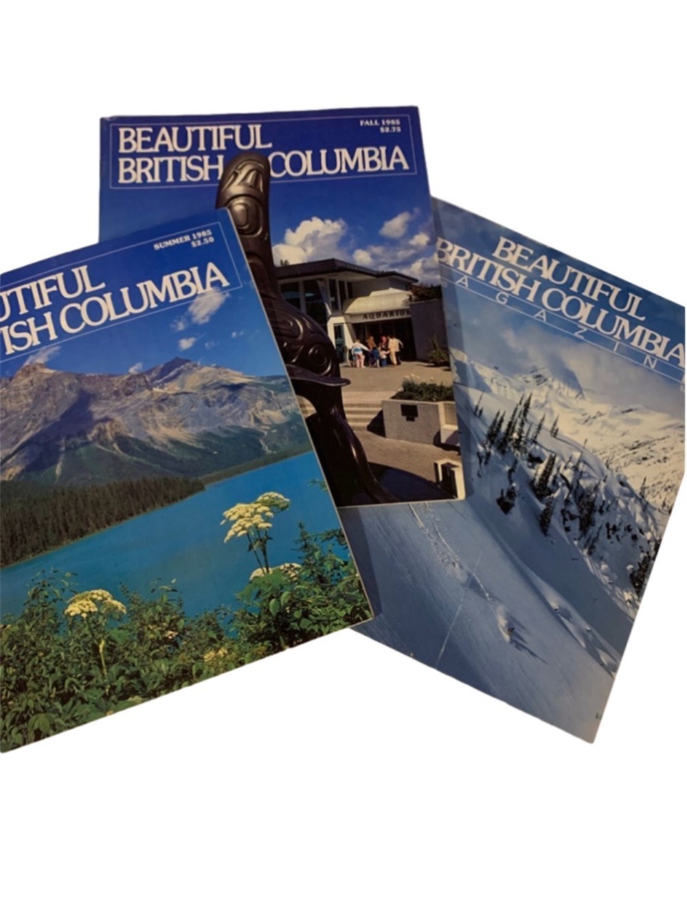 Beautiful British Columbia Magazine Set summer fall winter 1985